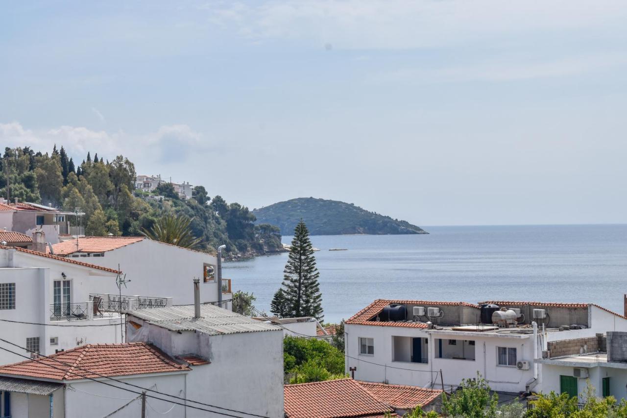 Ferienwohnung Zoe'S Flat Megali Ammos Skiathos-Stadt Exterior foto