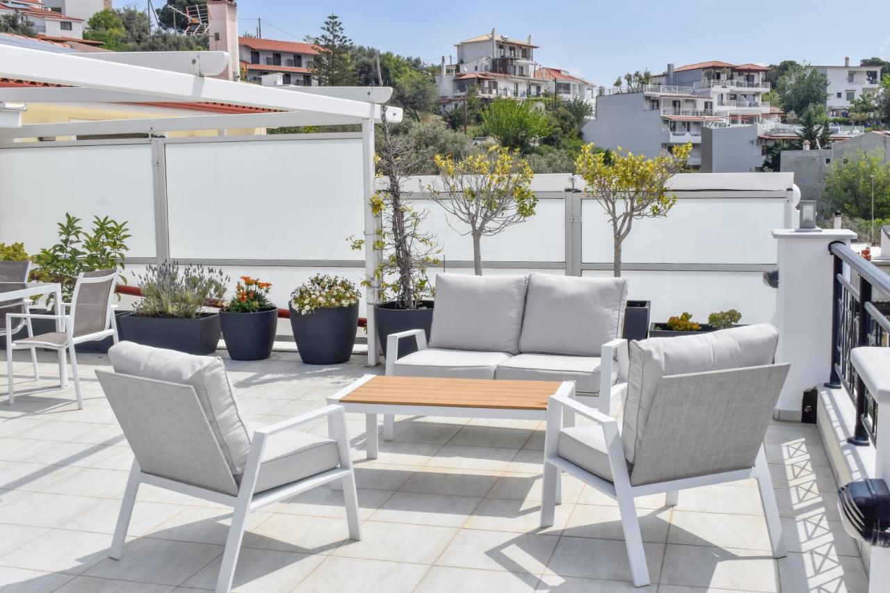 Ferienwohnung Zoe'S Flat Megali Ammos Skiathos-Stadt Exterior foto